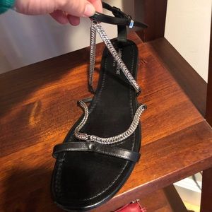Saint Laurent strappy chain link sandals